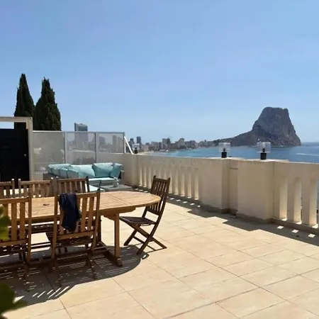 Atico Con Espectaculares Vistas Al Penon De Ifach * 칼페